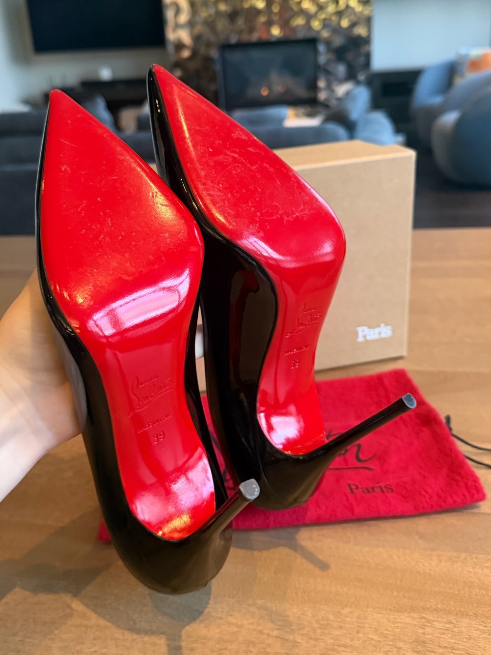 Louboutin heels Classic Patent Loubi - Picture 4 of 7